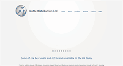Desktop Screenshot of nunudistribution.co.uk